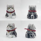Hand-Painted Full-Body Cartoon Pet Statue for Full Ashes - Compatible with cats