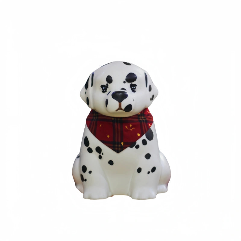 Hand-Painted Full-Body Cartoon Pet Statue for Full Ashes - Compatible with medium to large dogs