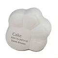 Unique Paw-Shaped Pet Cremation Urn: Minimalist White Ceramic Memorial with Custom Name Engraving