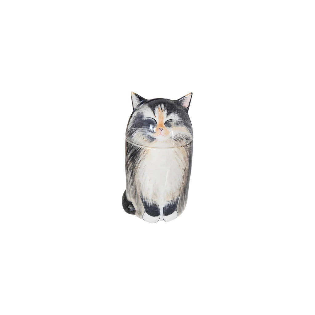 CustoPersonalized Cat Urn, Hand-Painted Ceramic Pet Memorial Keepsake Box – Custom Pet Portrait from Photo, Cremation Ashes Container for Catsm Pet Portrait from Photo, Cremation Ashes Container for Cats