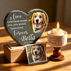 Everlasting Light Memorial Set | Custom Pet Stone & Keepsake Candle