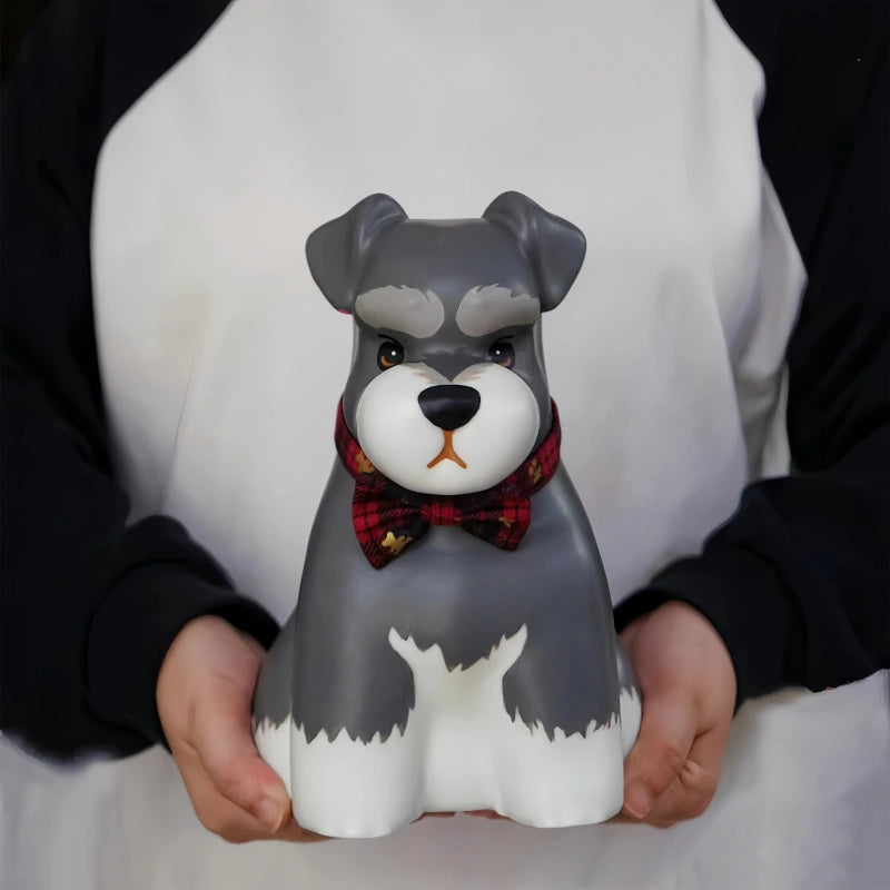Hand-Painted Full-Body Cartoon Pet Statue for Full Ashes - Compatible with Small dogs
