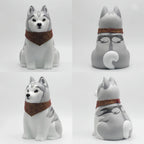 Hand-Painted Full-Body Cartoon Pet Statue for Full Ashes - Compatible with medium to large dogs