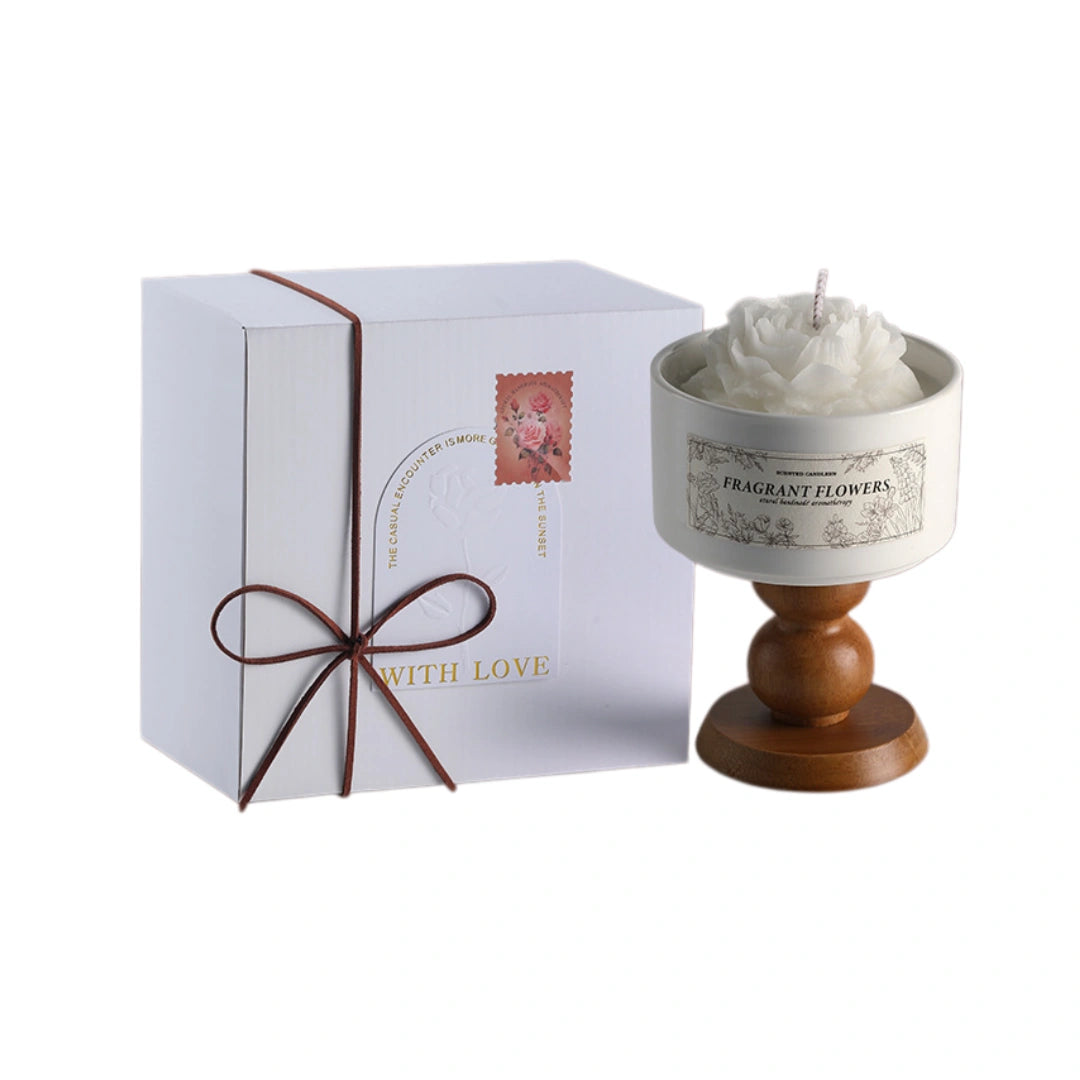 Everlasting Light Memorial Set | Custom Pet Stone & Keepsake Candle