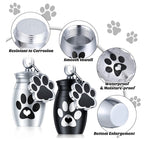 Memorial Keyring for Dog or Cat – Screw-Top Keepsake – Portable