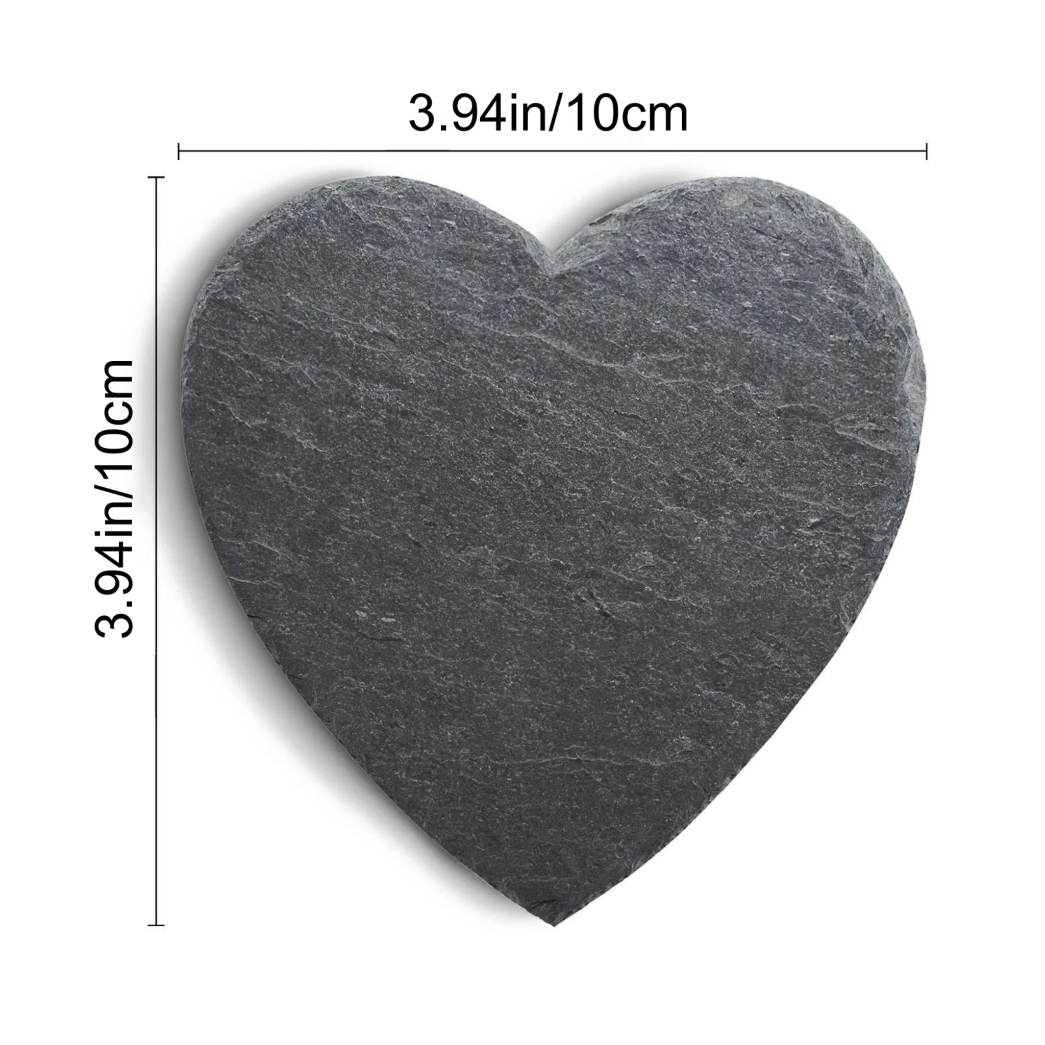 Personalized Heart Memorial Stone, Custom Printed Slate Garden Rock for Pet Loss, Eco-Friendly Indoor/Outdoor Decor, Sympathy Gift for Cat or Dog