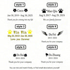 Personalized Pet Urn for Cats - Custom Photo Ceramic Cat Urn with Name, Date, and Message - Memorial Keepsake for Beloved Cat, Custom Pet Memorial Gift